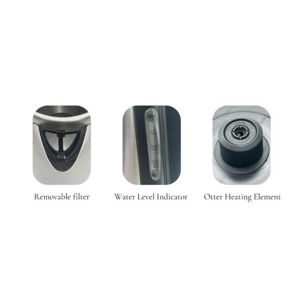1.2L Stainless Steel Electrical Kettle - Image 2