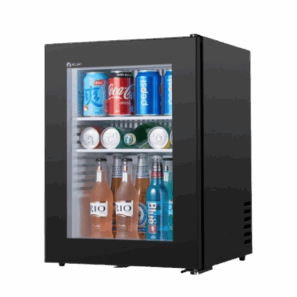 Swissmann Compressor Minibar - Eco+ Series Black Edition (3-Layer) - Glass Door (30L / 40L / 60L)
